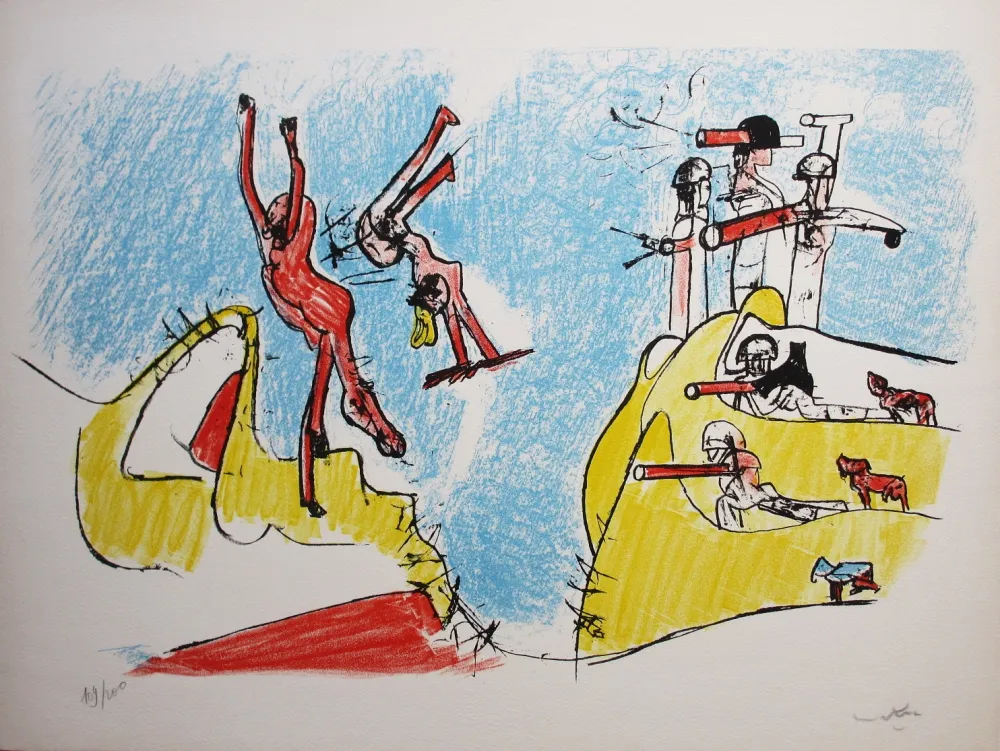 Litografia Matta - Had a Great Fall