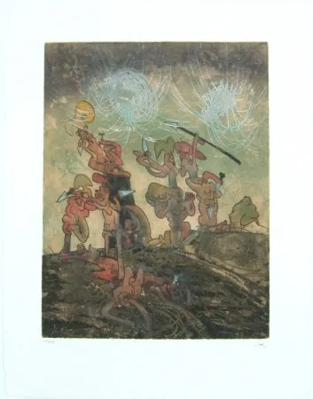 Incisione Matta - Hom'Mere 07