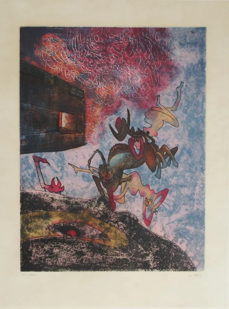 Acquaforte E Acquatinta Matta - HOM'MERE-Chaosmos 