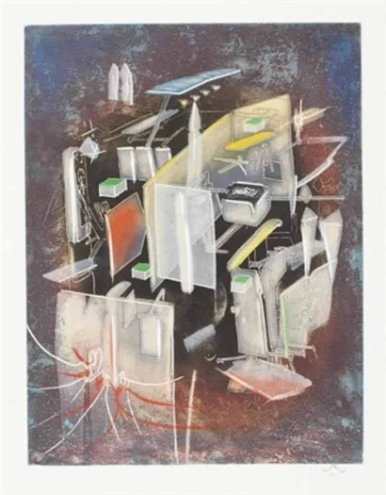 Acquaforte E Acquatinta Matta - Hom'mere III, suite complète 