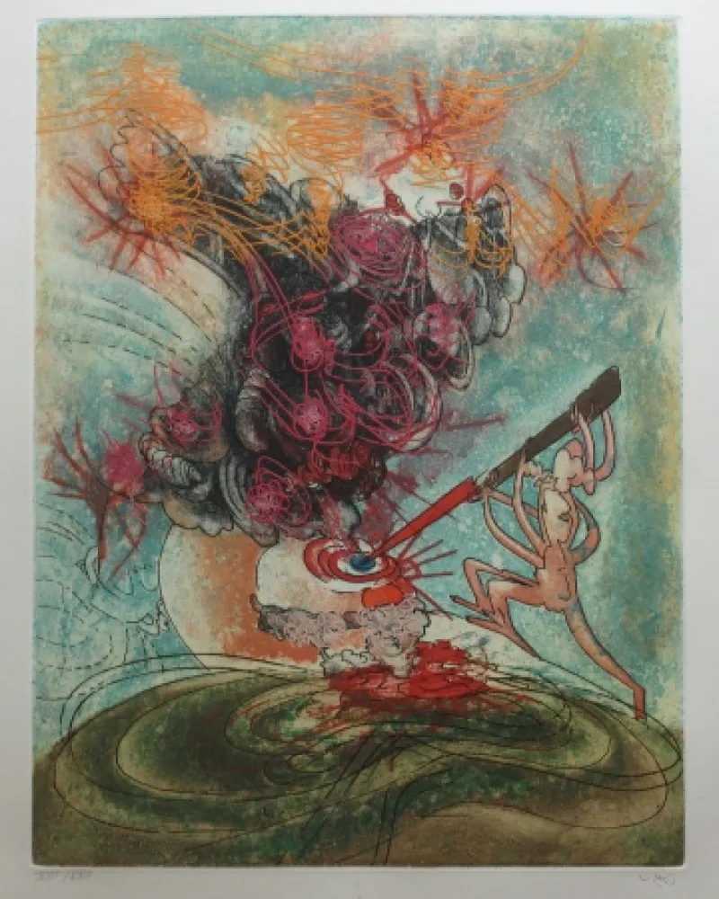 Acquaforte E Acquatinta Matta - Hom'mère - L'eautre (Planche 1)