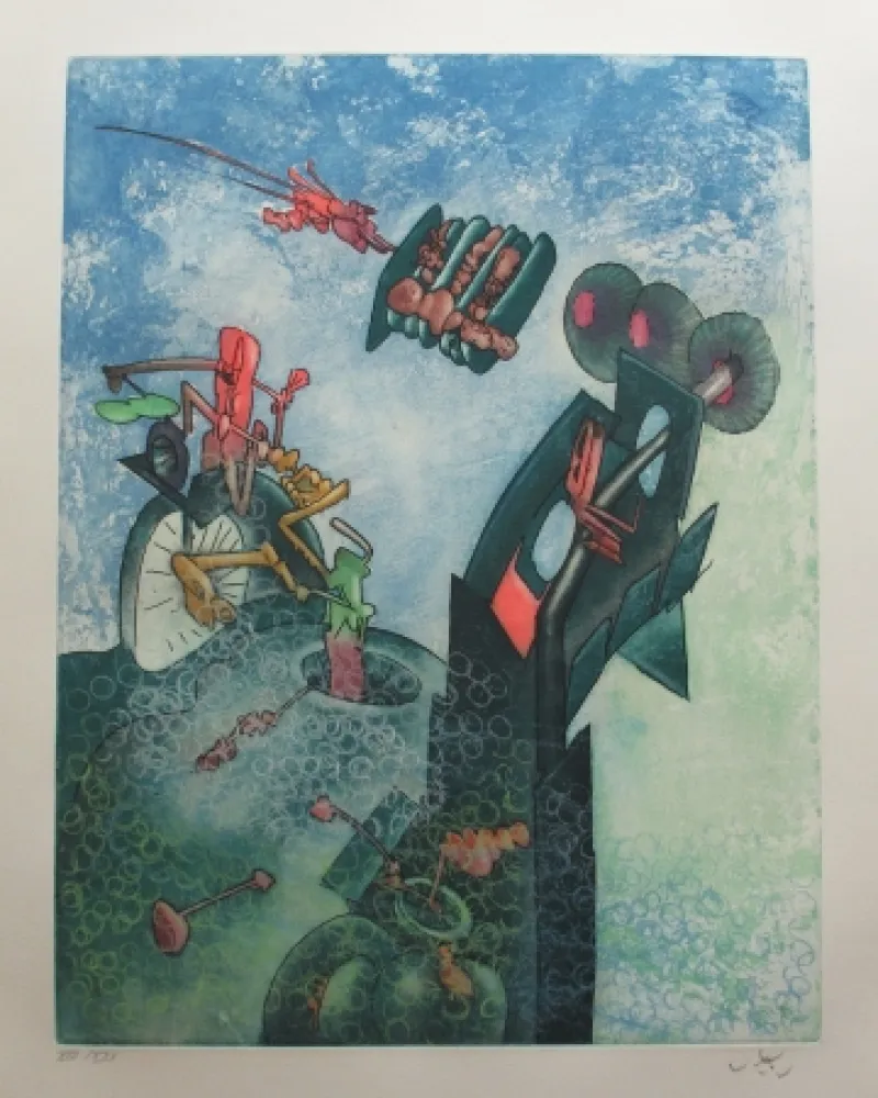 Acquaforte E Acquatinta Matta - Hom'mère - L'eautre (Planche 10)