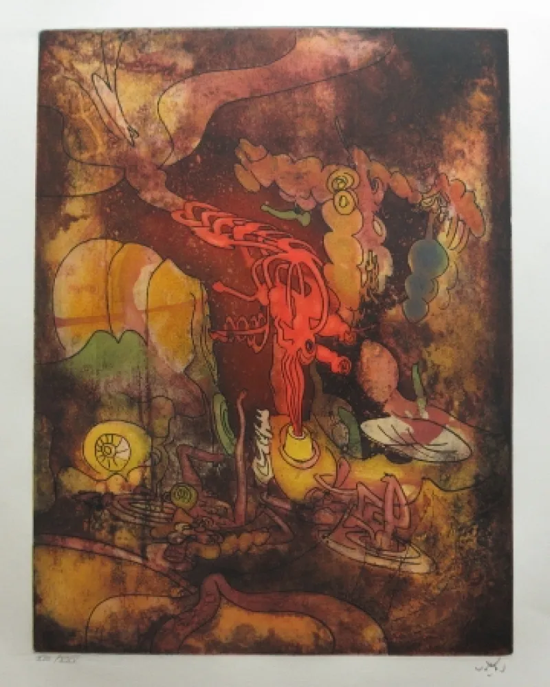 Acquaforte E Acquatinta Matta - Hom'mère - L'Eautre (planche 3)