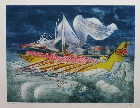 Acquaforte E Acquatinta Matta - Hom'mère - L'Eautre (planche 4)