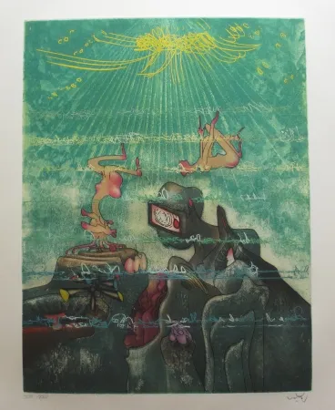 Acquaforte E Acquatinta Matta - Hom'mère - L'Eautre (planche 5)