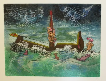 Acquaforte E Acquatinta Matta - Hom'mère - L'eautre (Planche 7)