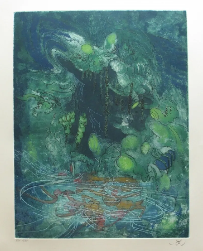 Acquaforte E Acquatinta Matta - Hom'mère - L'Eautre (planche 8)