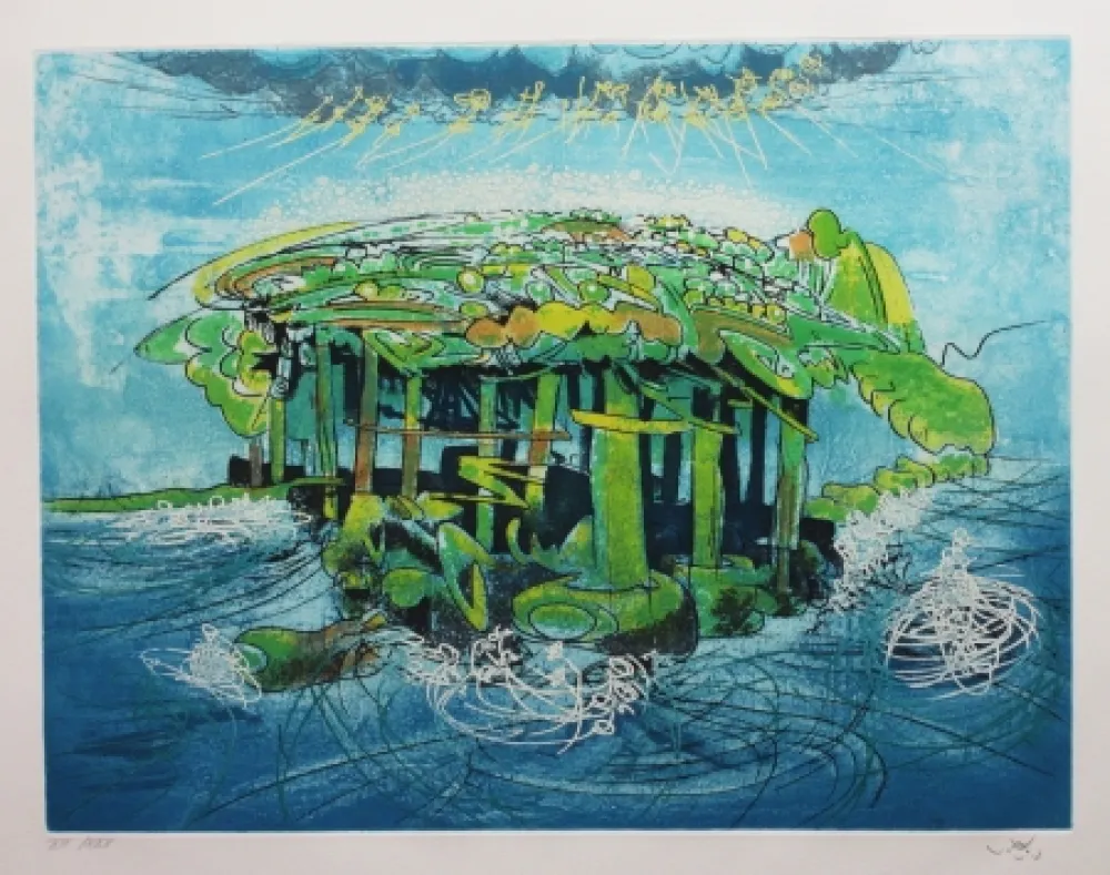 Acquaforte E Acquatinta Matta - Hom'mère - L'Eautre (planche 9)