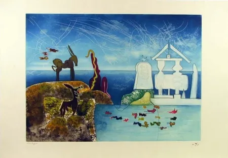 Acquaforte E Acquatinta Matta - Hours of the Day Series, 8am