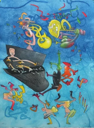 Acquaforte E Acquatinta Matta - Jazz Band II