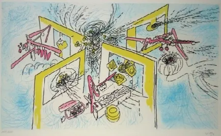 Litografia Matta - La grande invariante