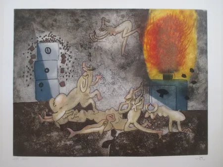 Acquatinta Matta - Landru