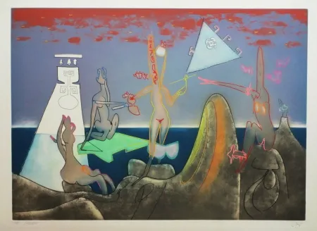 Acquaforte E Acquatinta Matta - L'Arc obscur des heures