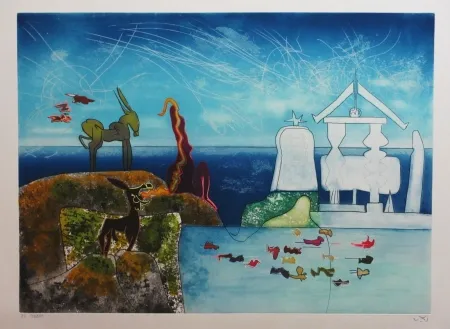 Acquaforte E Acquatinta Matta - L'Arc obscur des heures