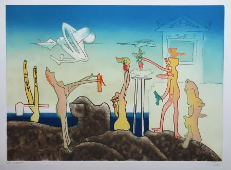 Acquaforte E Acquatinta Matta - L'Arc obscur des heures