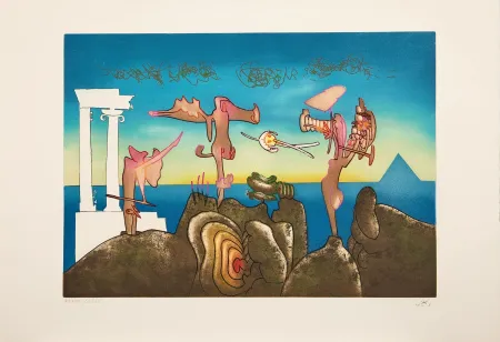 Acquaforte E Acquatinta Matta - L'Arc obscure des heures