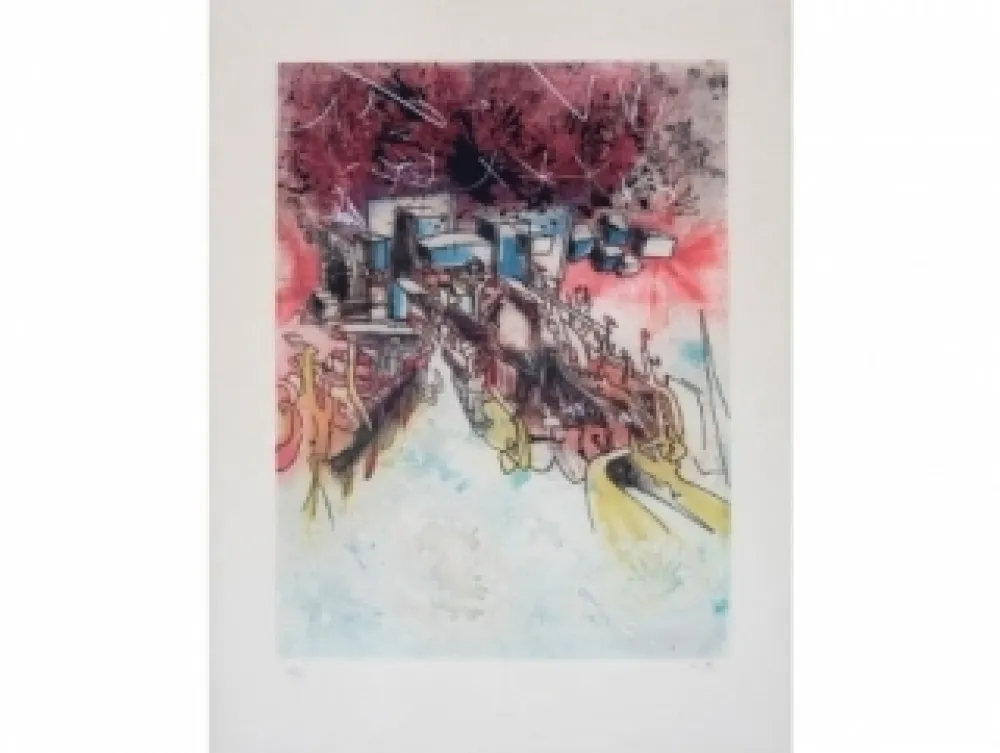 Acquaforte E Acquatinta Matta - Le palais d'hiver (from hom'mère 3°)