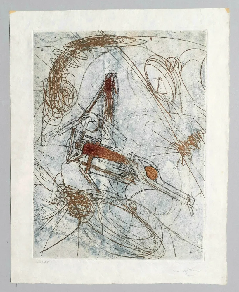 Acquatinta Matta - Les Damnations