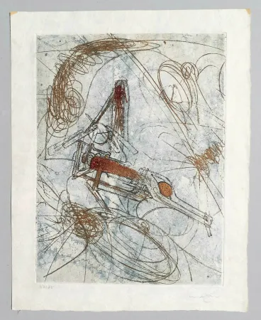 Acquatinta Matta - Les Damnations