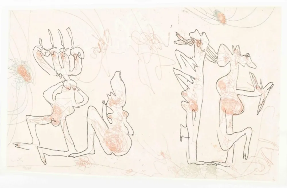 Acquaforte E Acquatinta Matta - Les mots dans la peinture (complete book + print)