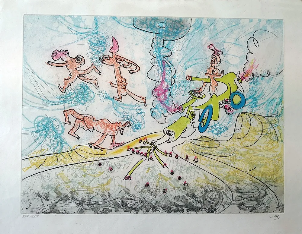 Acquaforte E Acquatinta Matta - Les oh! Tomobiles