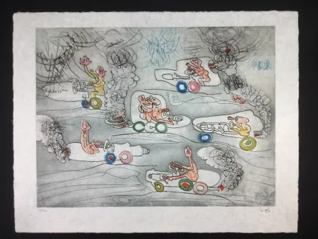 Acquaforte E Acquatinta Matta - Les Oh! Tomobiles 