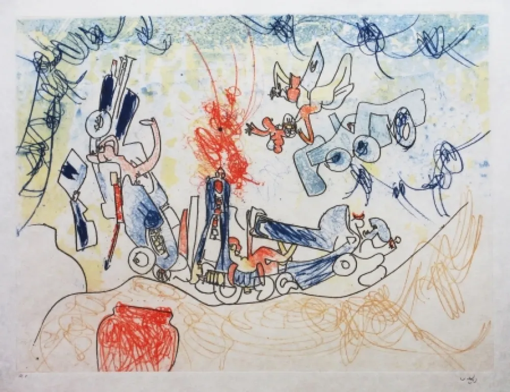 Acquaforte E Acquatinta Matta - Les Oh' Tomobiles (Planche 7)