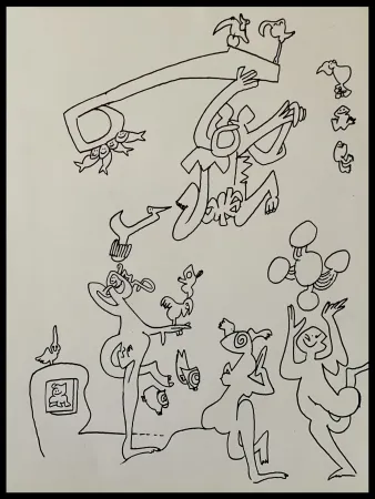 Litografia Matta - Les oiseaux dans l'éternité