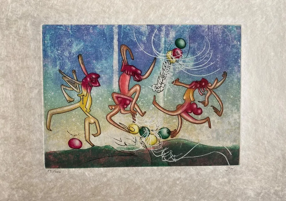 Acquatinta Matta - Les Transesports