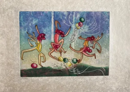 Acquatinta Matta - Les Transesports