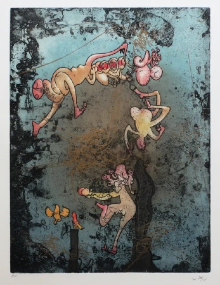 Acquaforte E Acquatinta Matta - Mallarmé l'or