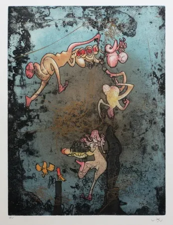 Acquaforte E Acquatinta Matta - Mallarmé l'or