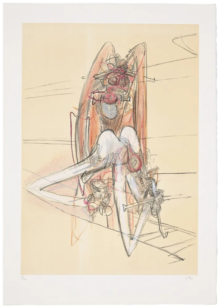 Litografia Matta - Nue bu