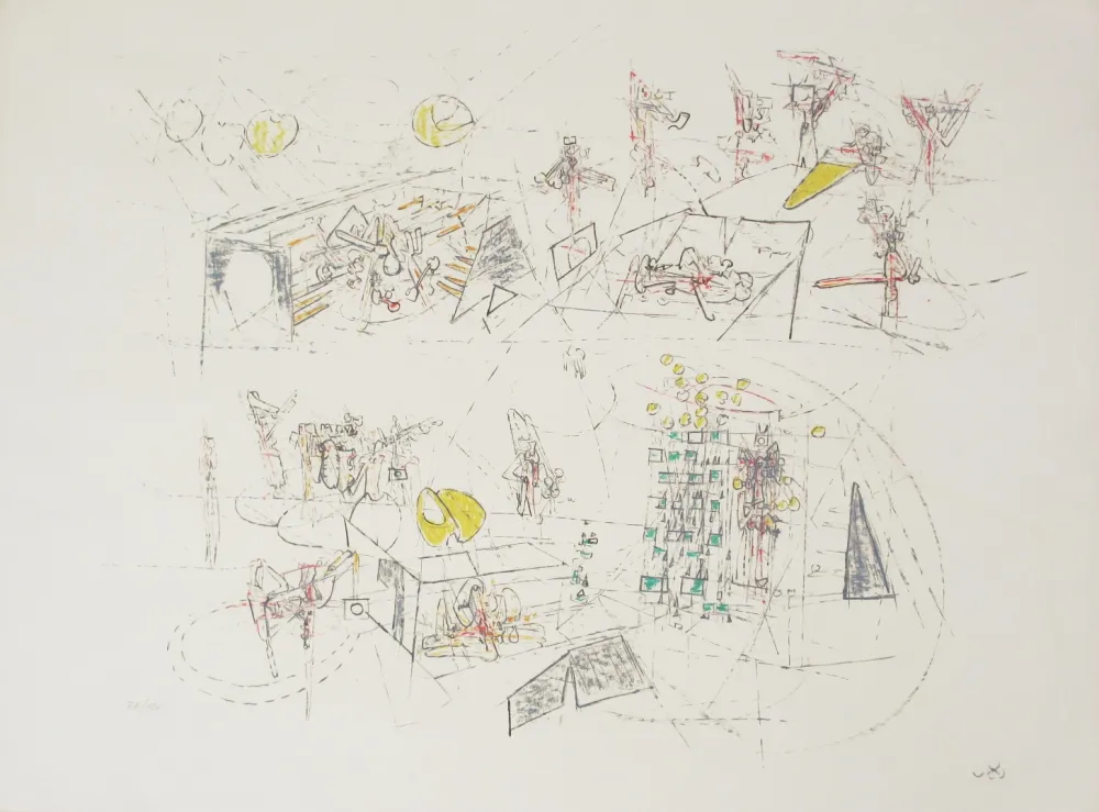 Litografia Matta - Orbis Yeux