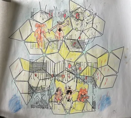 Non Tecnico Matta - Original mixed media work