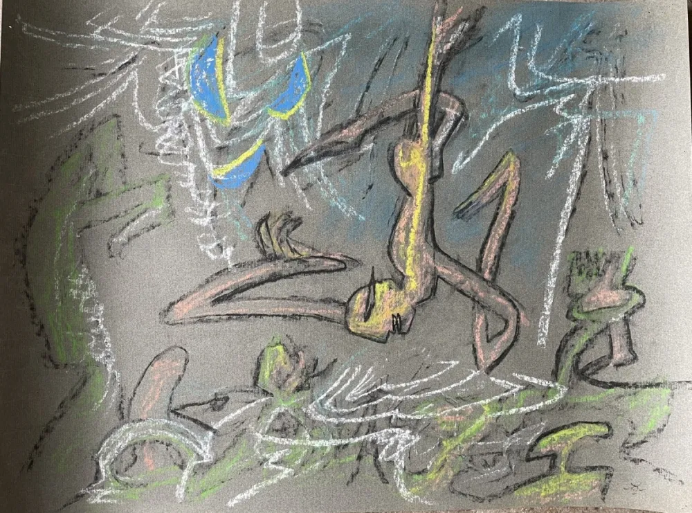 Non Tecnico Matta - Pastel originale