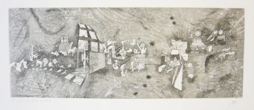 Acquaforte Matta - Sans titre