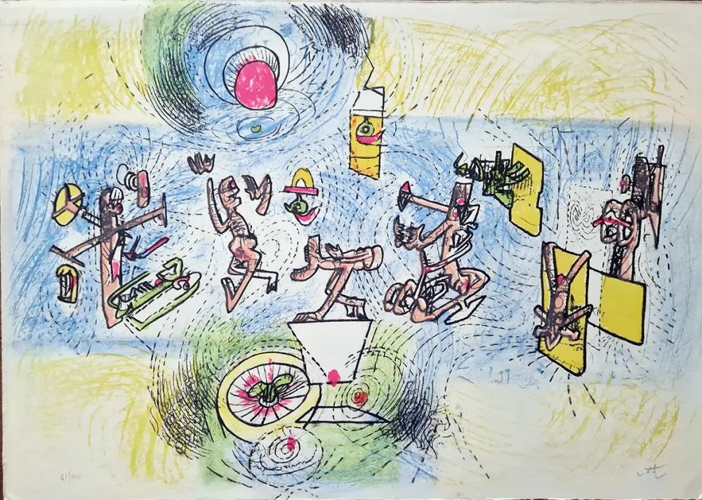 Litografia Matta - Sans titre