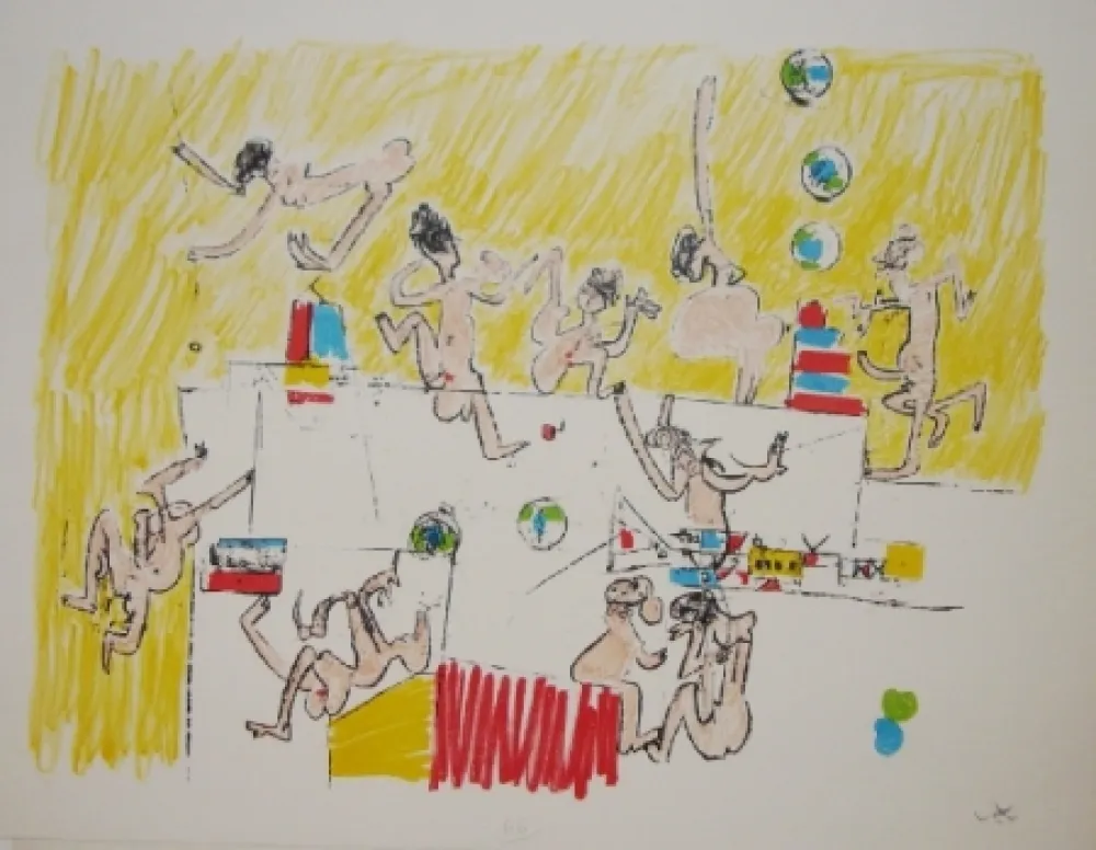 Litografia Matta - Sans titre