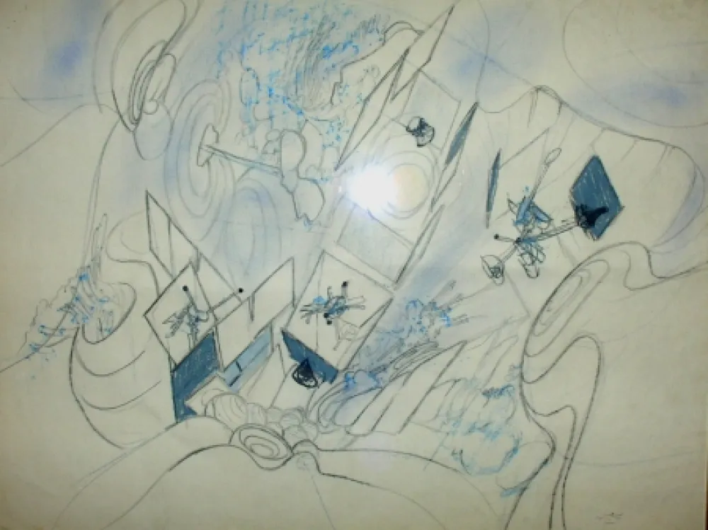 Litografia Matta - Sans Titre