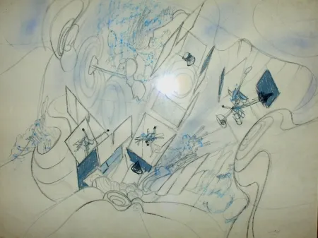 Litografia Matta - Sans Titre