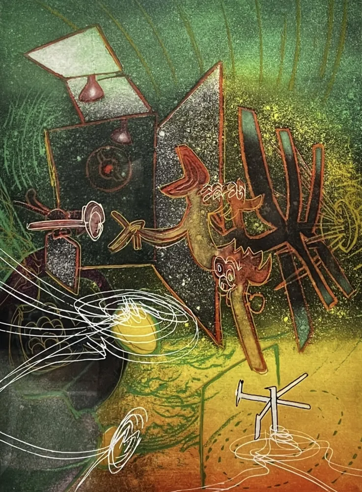 Incisione Matta - Seasons from hell, Feu, Feu sur moi