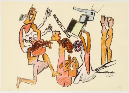 Litografia Matta - Senza titolo