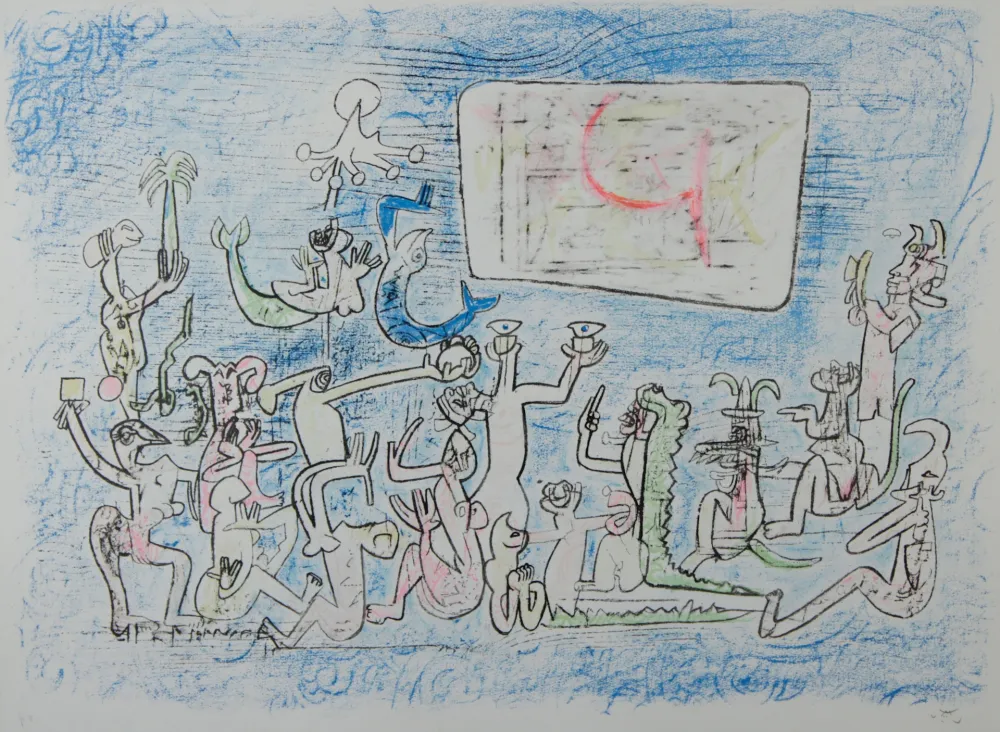 Litografia Matta - Untitled
