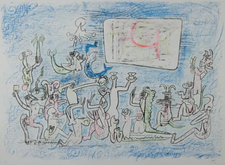 Litografia Matta - Untitled