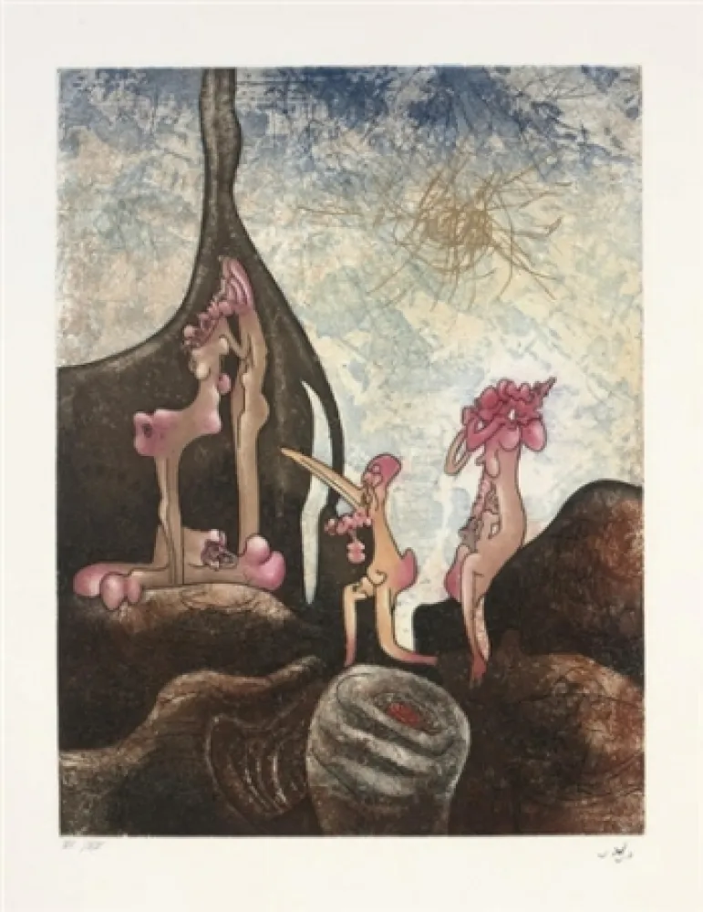 Acquaforte E Acquatinta Matta - Vision dechirante