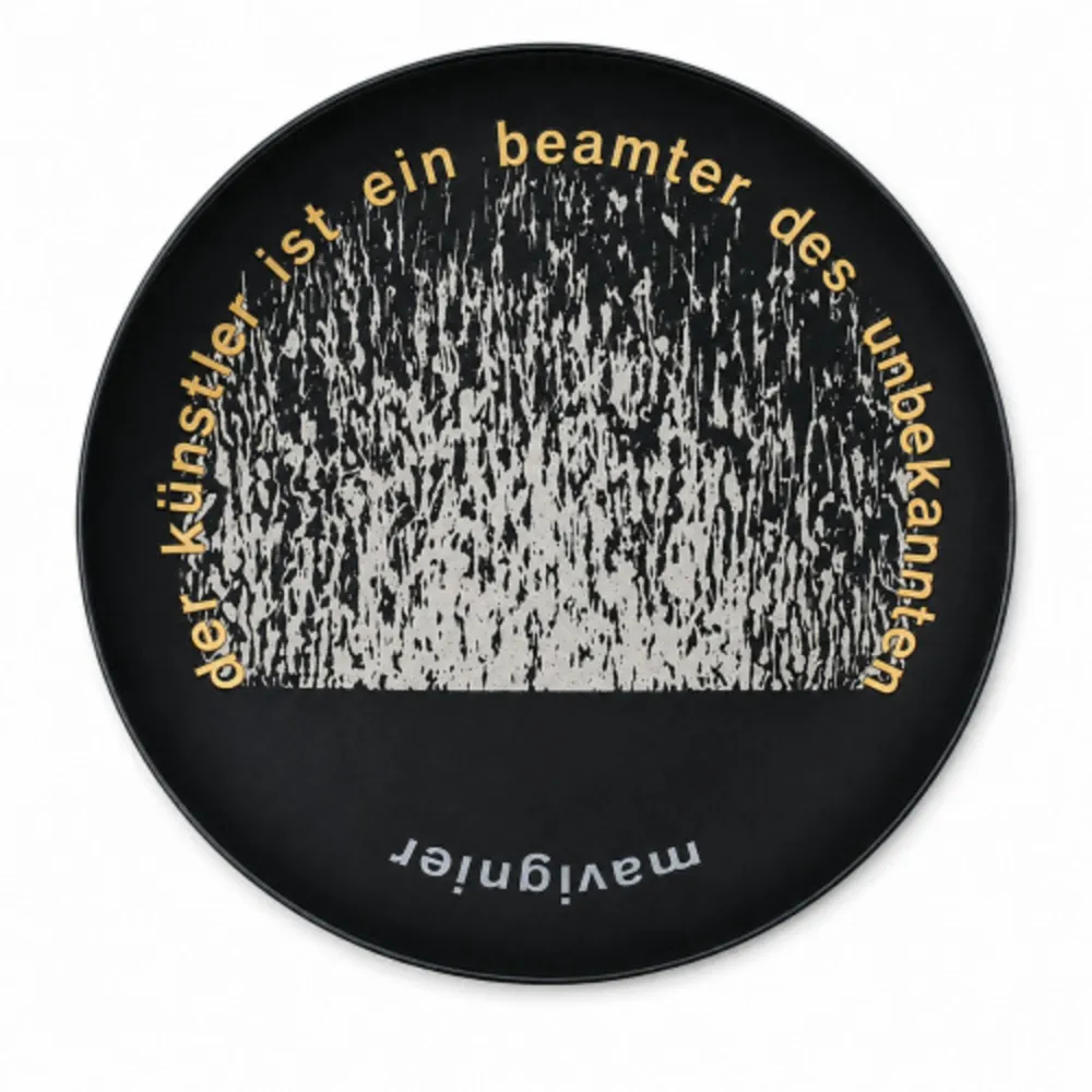 Multiplo Mavignier - Der künstler ist ein beamter.....