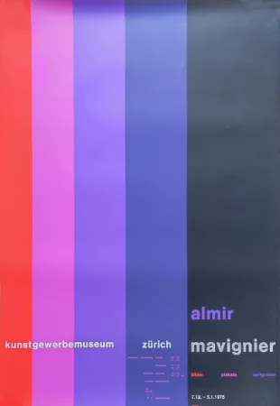Serigrafia Mavignier - Kunstgewerbemuseum Zürich.