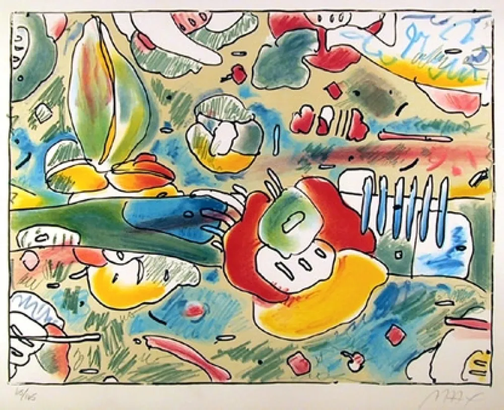 Litografia Max - Flower Abstract