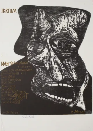 Incisione Su Legno Mazet - Irrtum